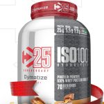 Whey isoپروتئین وی ایزوله دایماتیزتوضیحات تکمیلی ایزو 100 با منابع پروتئینی از پیش هیدرولیز شده برای اطمینان از هضم و جذب سریع ساخته شده است و در انواع طعم‌های لذیذ و دلپذیر موجود است. این پروتئین مناسب قبل از تمرین، بعد از تمرین و در هر زمانی از روز است.  مشخصات محصول Dymatize ISO100 Hydrolyzed Protein Powder, 5 Pound  حاوی 25 گرم پروتئین حاوی 5.5 گرم بی سی ای ای حاوی 2.6 گرم لوسین 100 درصد پودر پروتئین ایزوله حاوی 25 گرم آمینو اسید در هر سروینگ حاوی 11.8 گرم (47 درصد) اسیدهای آمینه ضروری (EAA ها) بدون گلوتن اندازه هر سروینگ برابر با 1 پیمانه (30 گرم) 76 سروینگ 2300 گرم